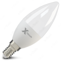 Светодиодная лампа XF-E14-C37-6.5W-4000K-230V